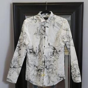 Zara Man slim fit button down shirt